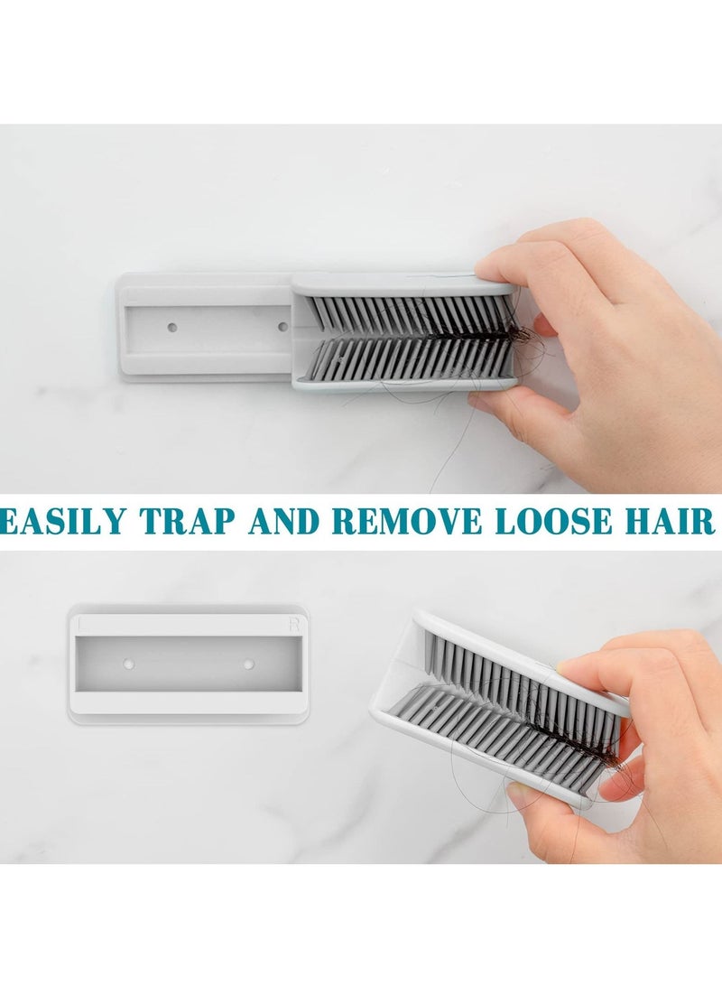 NIBEMINENT Hair Catcher Shower Wall, Trap for Drain, Catcher, Collector Silicone Trap, Bathroom Tub Filter - Image 3