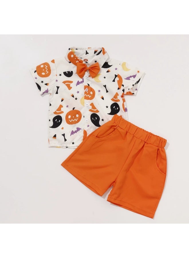 general Children's Halloween short-sleeved short-pants set - Image 1