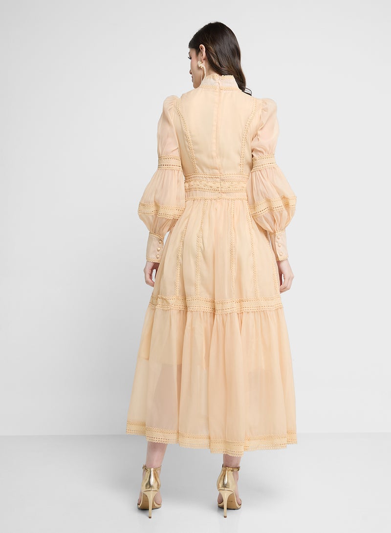 خزانة فستان شيفون متعدد الطبقات - Image 2