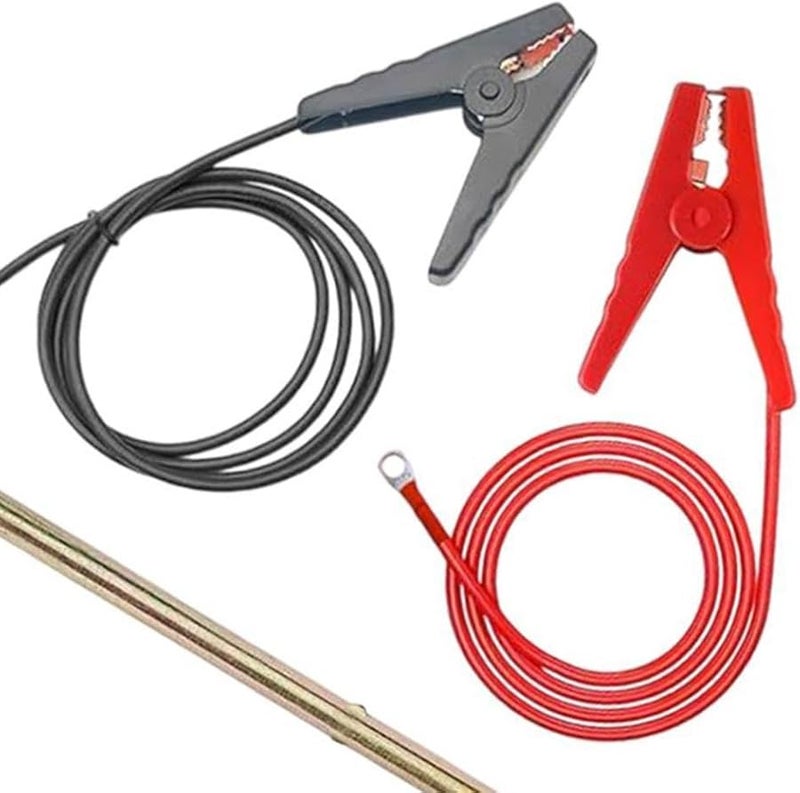 3 حزمة قضيب التأريض لسلك السياج الكهربائي مع ملحقات المشبك - Image 5