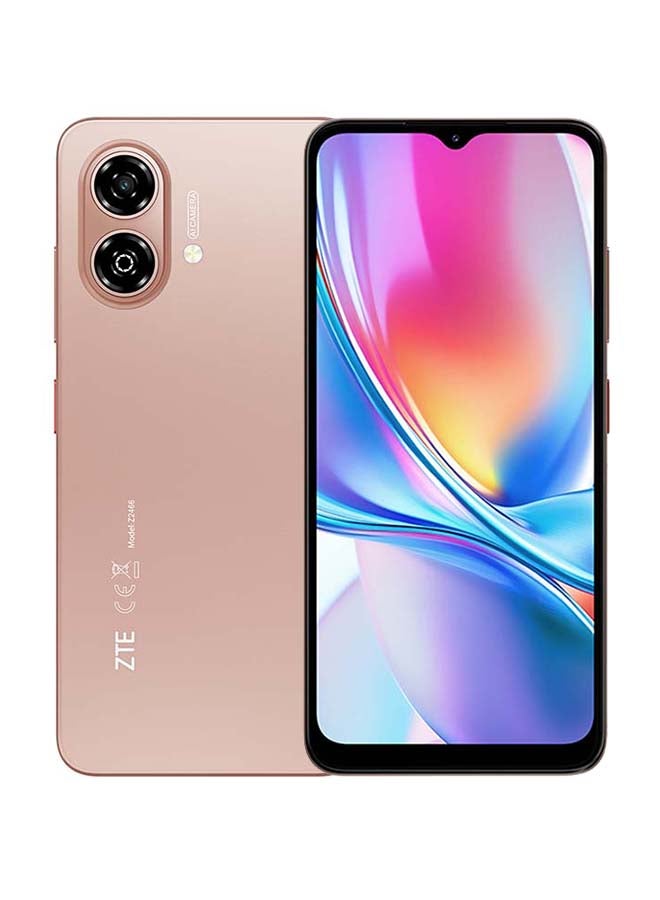 ZTE Blade A35e Dual Sim Coral Pink 2+4GB RAM 64GB 4G - Middle East Version - Image 1