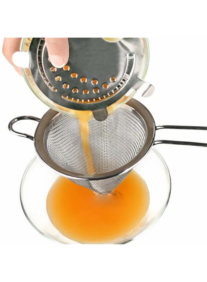 Fine Mesh Conical Strainer 8 27 Inch Silvery For Coffee Tea And Beverage - Image 1