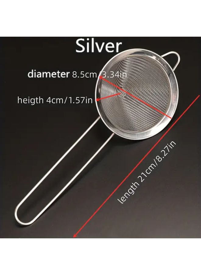 Fine Mesh Conical Strainer 8 27 Inch Silvery For Coffee Tea And Beverage - Image 2