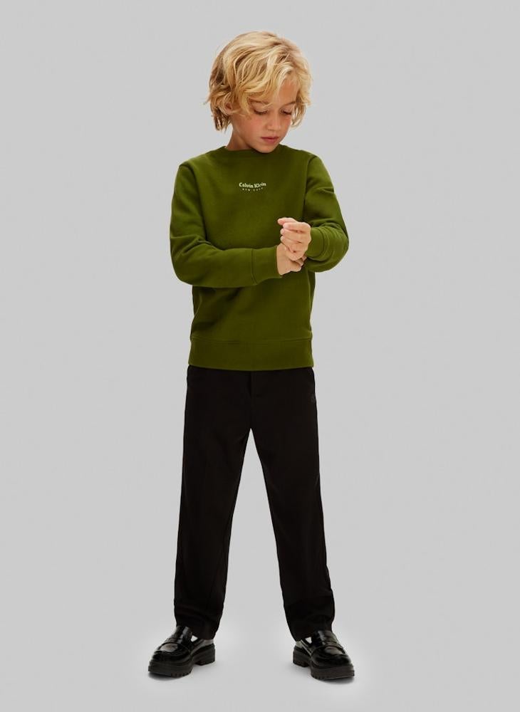 Calvin Klein Jeans Youth Logo Pullover Sweatshirt - Image 4