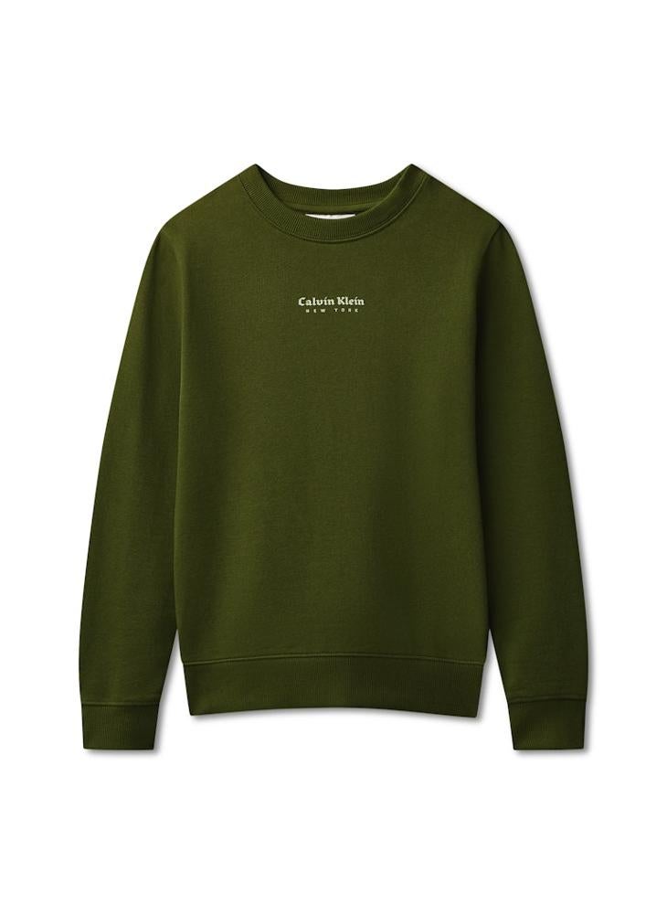 Calvin Klein Jeans Youth Logo Pullover Sweatshirt - Image 5