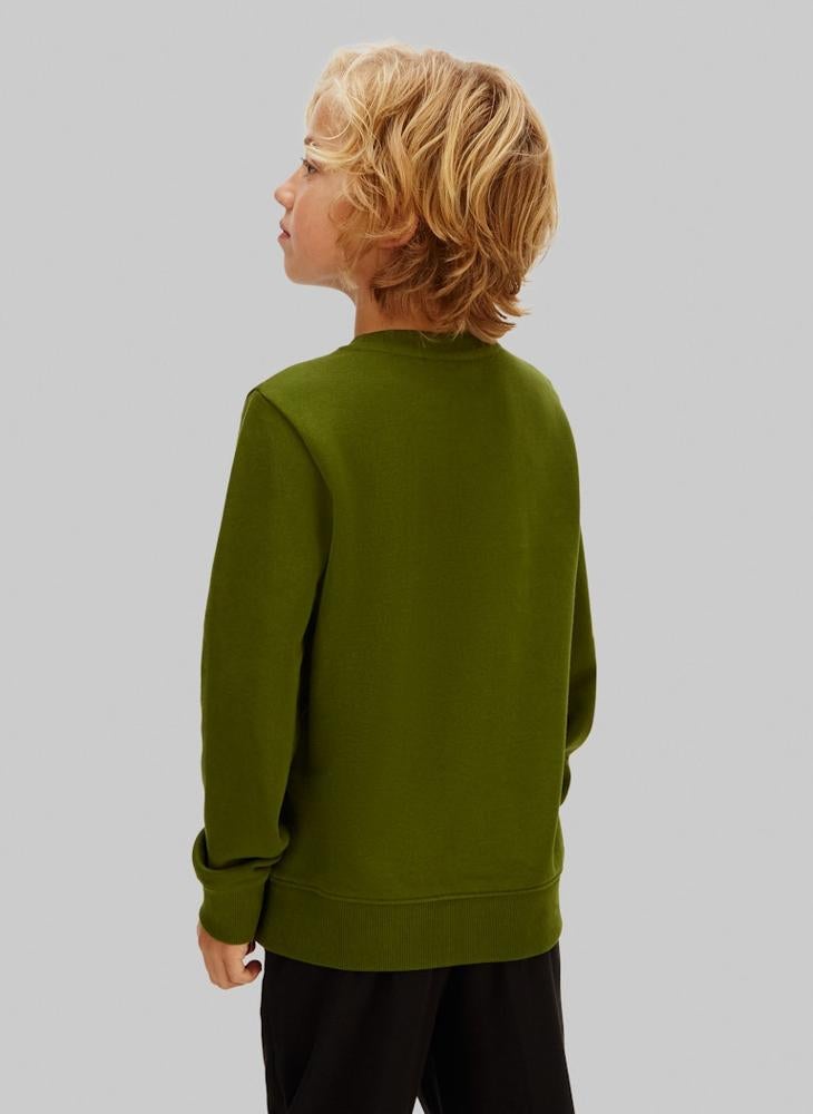 Calvin Klein Jeans Youth Logo Pullover Sweatshirt - Image 2