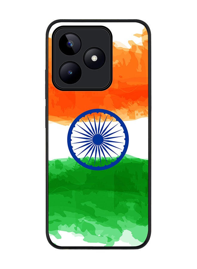 Stylizedd Rugged Black edge case for Realme C51 / Realme Note 50 4G, Slim fit Case Flexible Anti Drop TPU Gel Thin Cover - Blue Chakra - Image 1