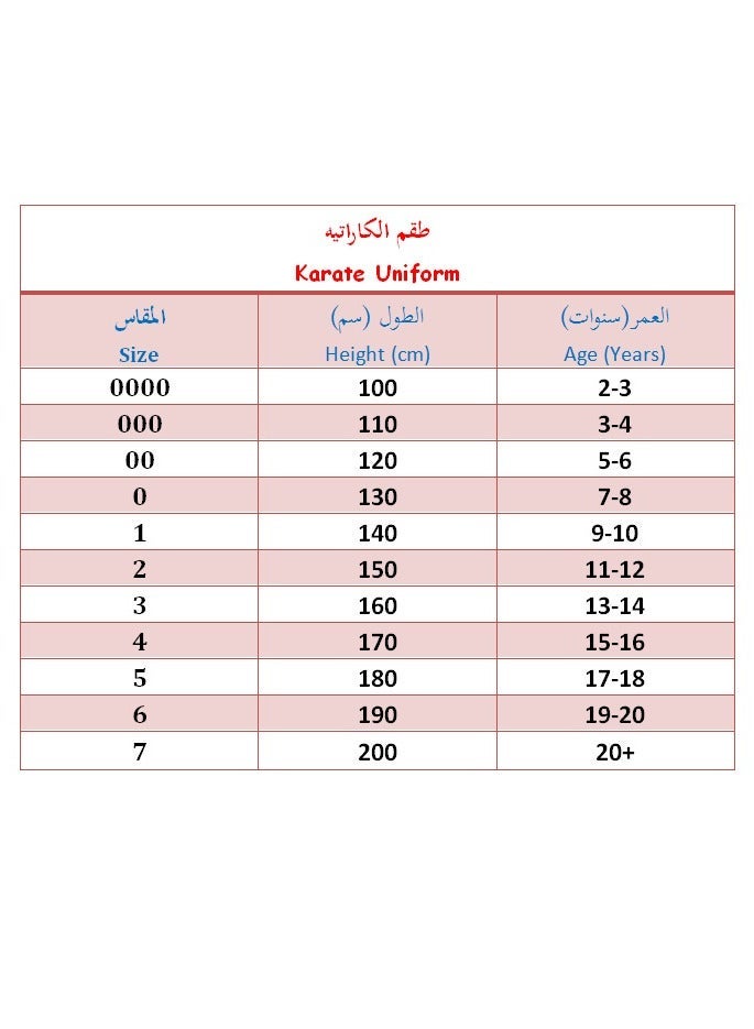 MAM Three-Piece Karate Uniform For All Ages High Quality Fabric - Image 3
