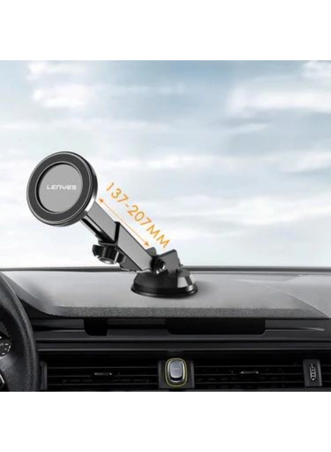 Lenyes CR184 Universal Magnetic Phone Mount – Strong Nano Suction Cup Car Holder for Dashboard & Windshield - Image 4