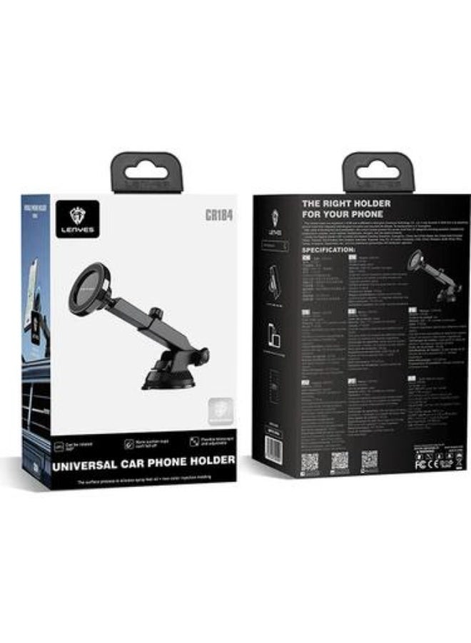 Lenyes CR184 Universal Magnetic Phone Mount – Strong Nano Suction Cup Car Holder for Dashboard & Windshield - Image 5