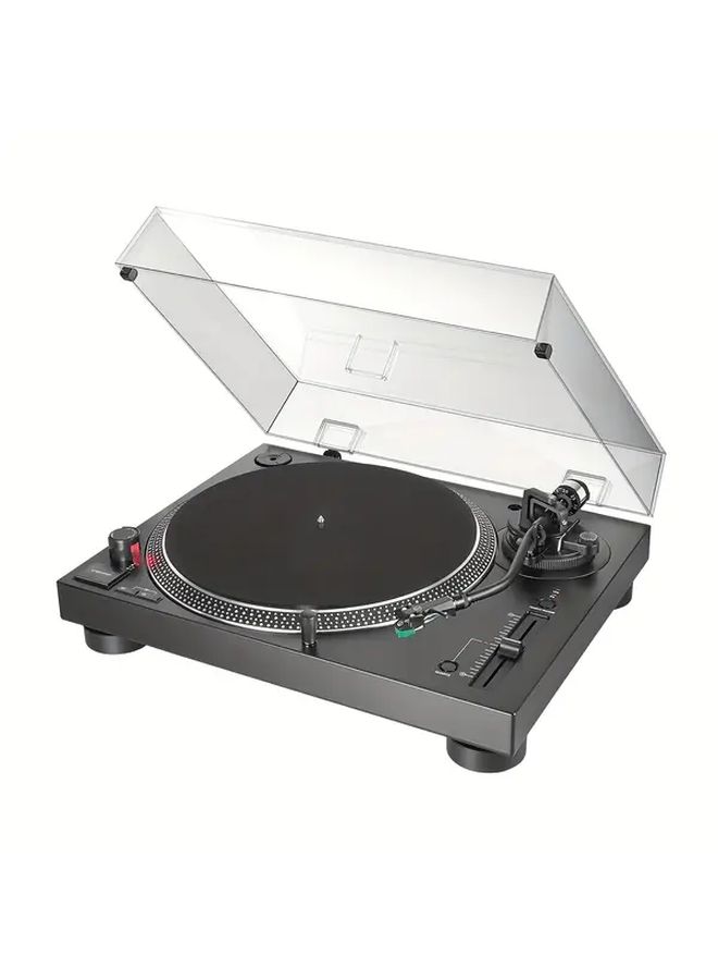 1pc Clear Acrylic Turntable Dust Cover With Secure Fit Clips And Suspenders - Image 4