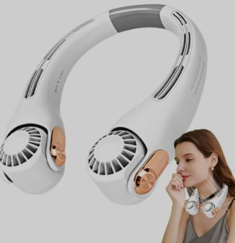 YZYOE Rechargeable Multifunctional Portable Neck Fan, Three Speed Fan for Work and Life, A Lightweight and Portable New Fan with Adjustable Air Inlet and Outlet. - Image 5