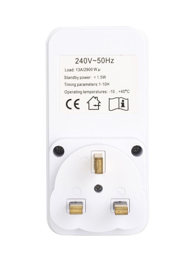 NIBEMINENT Indoor Countdown Timer White 52x110mm - Image 2