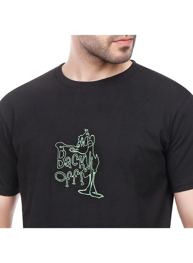 Coup Coup Men Printed Baracola Slim Fit T-Shirt 1000843 3XS - Black