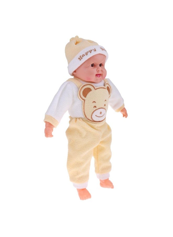 42Cm Vinyl Baby Doll, Reborn Baby Doll, (With Multi-Colored Clothes) - Image 3