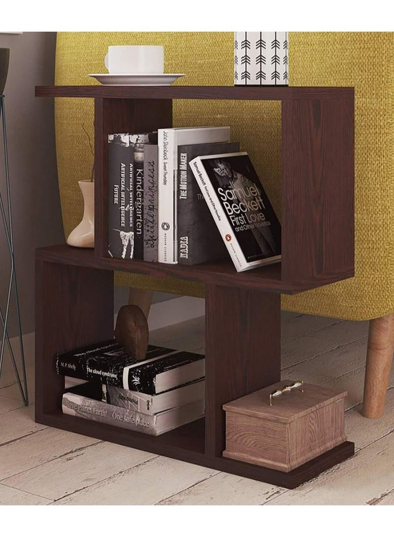 MODERN HOME side and Coffee Table - 60×60×20 Cm - Brown - Image 3