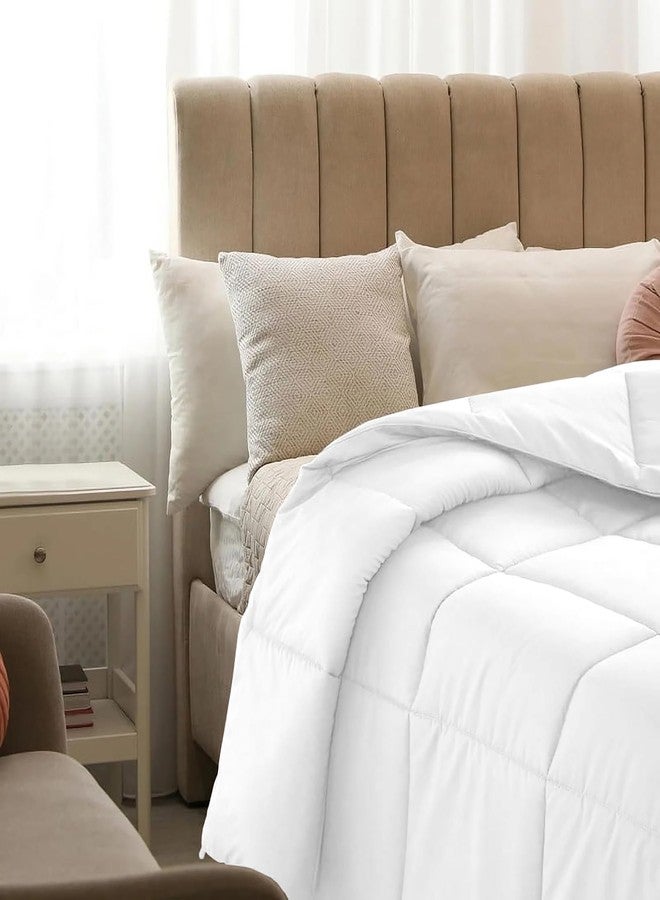 AYANSHI BEDDING Super Soft 100 GSM Ac Blanket/Ac Comforter King Size Bed Summer Comforter Microfibre Lightweight (90" X 106" Inches) - King Size Bed Comforter - White Color - Image 3