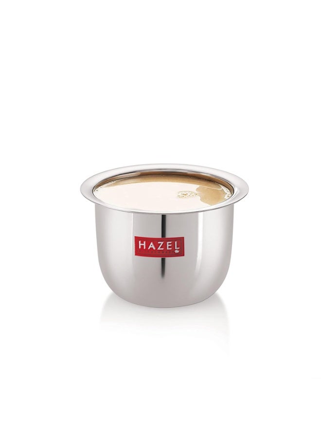 HAZEL Stainless Steel Tea Glasses Large Traditional Design Coffee Milk Serving Glass Patra Pela Set of 10, 300 ML, Silver - Image 3