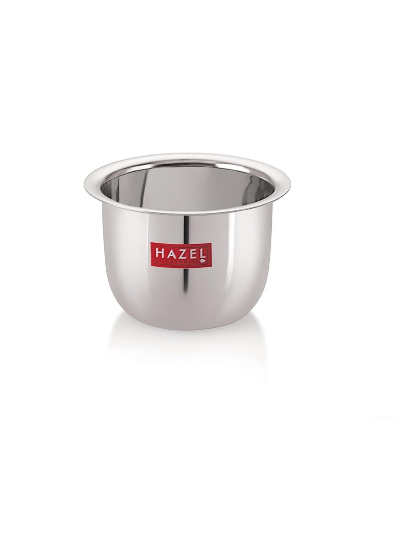 HAZEL Stainless Steel Tea Glasses Large Traditional Design Coffee Milk Serving Glass Patra Pela Set of 10, 300 ML, Silver - Image 2