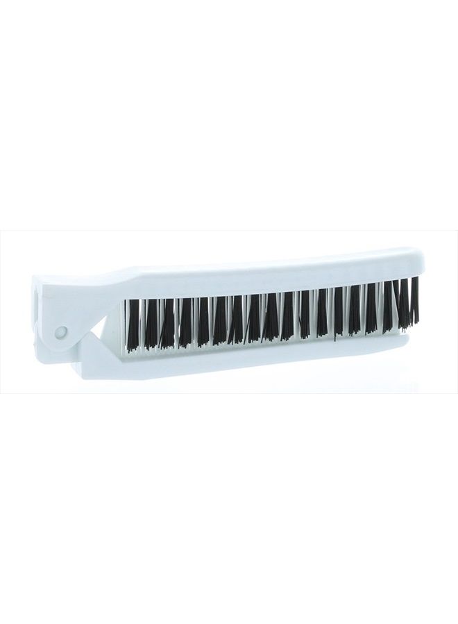 Le Salon - Folding Compact Travel Pocket HAIR BRUSH/COMB, 1 Red 1 White by Le Salon - Image 1