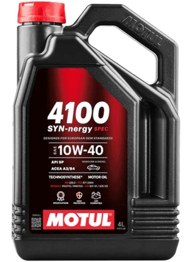 MOTUL 4100 SYN-NERGY 10W40 4L