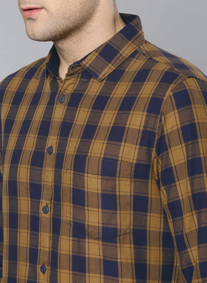 Dennis Lingo Dennis Lingo Checked Long Sleeves Button-Down Shirt