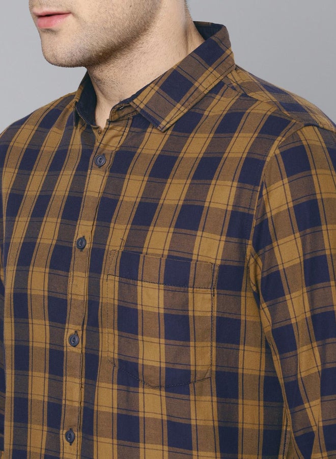 دينيس لينغو قميص دينيس لينجو بأزرار وأكمام طويلة كاروهات - Image 1