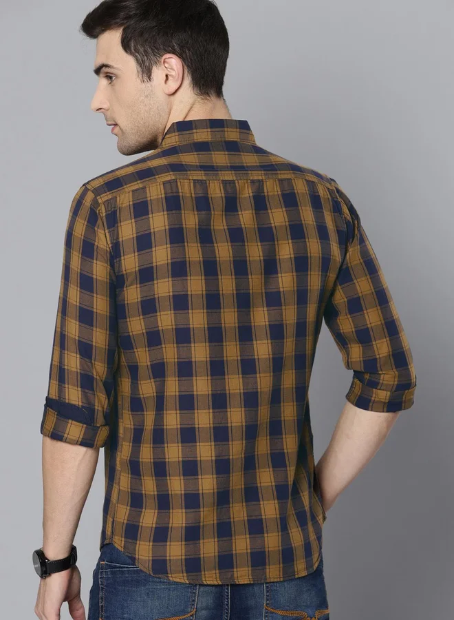 Dennis Lingo Dennis Lingo Checked Long Sleeves Button-Down Shirt