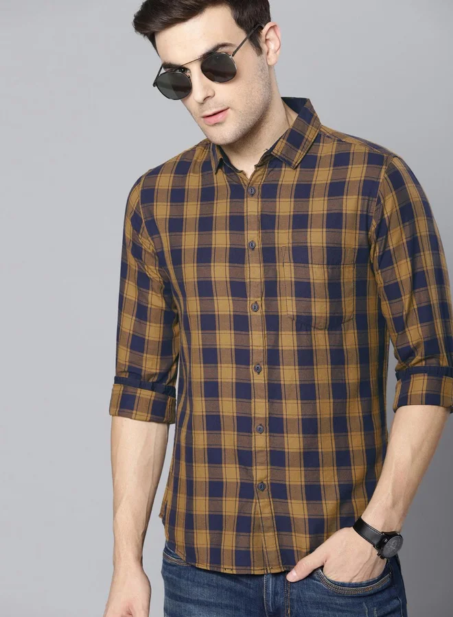 Dennis Lingo Dennis Lingo Checked Long Sleeves Button-Down Shirt