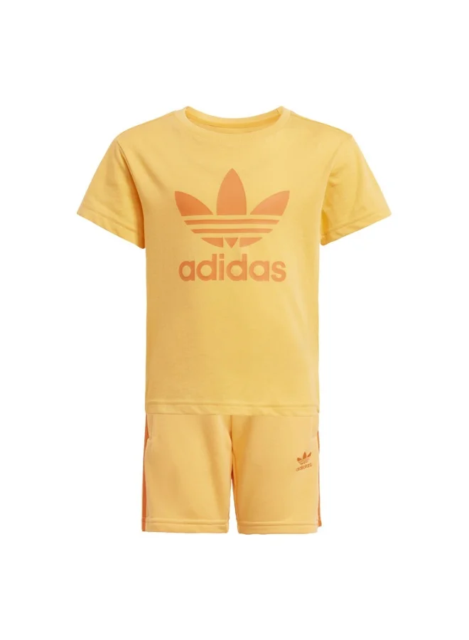 Adidas adidas SHORT TEE SET Orange Originals Kids SUITS
