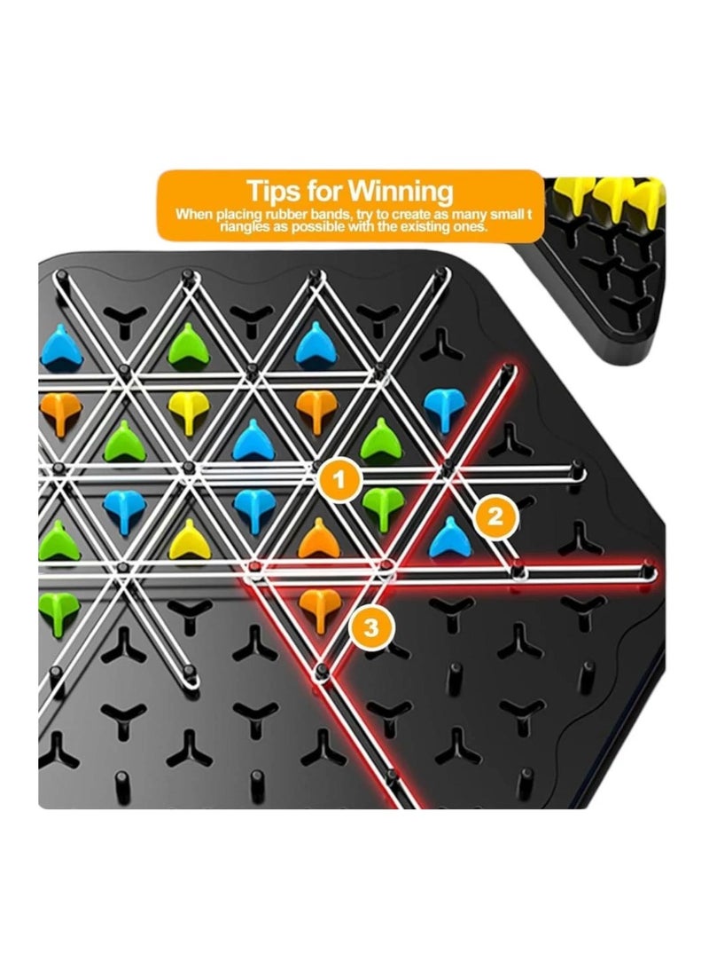 لعبة الشطرنج، لعبة الشطرنج المثلثسلسلة، ألعاب الطاولة لليلة العائلة، الألعاب العائلية للأطفال والكبار، 2 إلى 4 لاعبين - Image 3