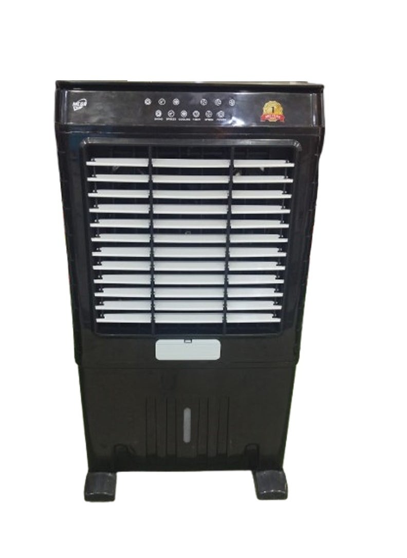 MEGA Air Cooler 80-Liter Digital with Remote Control - Black*gray feather 