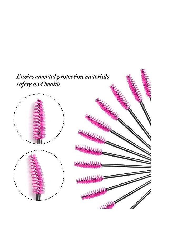 ORiTi ORiTi 50 Pcs Disposable Mascara Brushes Crystal Eyelash Wands Mascara Applicator Spooly for Eyelashes (Pink) Brand: ORiTi  - Image 4