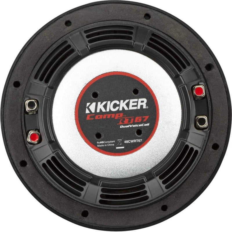 KICKER 48CWRT672 CompRT 6.75" Subwoofer, DVC, 2-ohm - Image 2