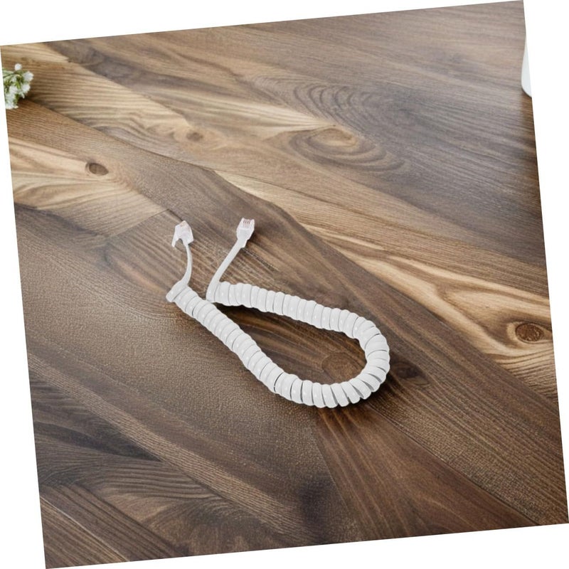 3pcs Superior Durability Phone Cord Curly Landline Wire for Office Home Telephones - Image 5