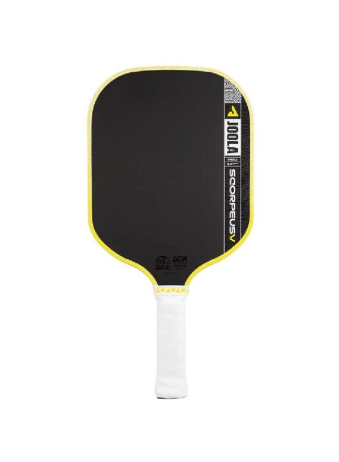 JOOLA Scorpeus Pro V Pickleball Paddle – Anna Bright Yellow 14mm | Carbon Fiber Surface | KineticFrame Tech | Wide Shape | Speed & Forgiveness | USAPA Approved - Image 1