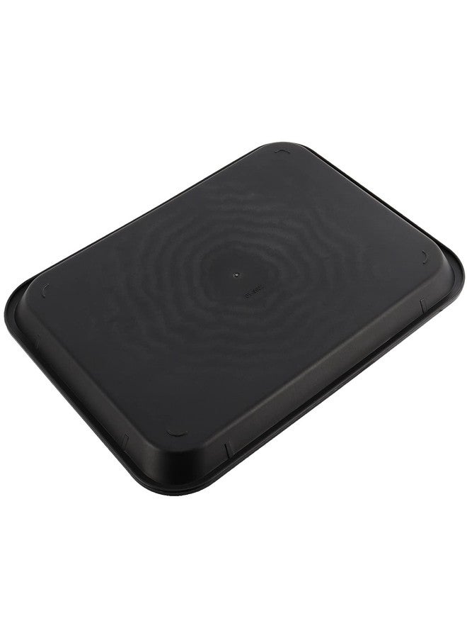 SHEUTSAN 8 Packs 16 x 12 Inches Plastic Fast Food Trays, Non-Slip Rectangular Restaurant Cafeteria Serving Trays, Sturdy Black Storage Food Service, for Household and Business Use - Image 5