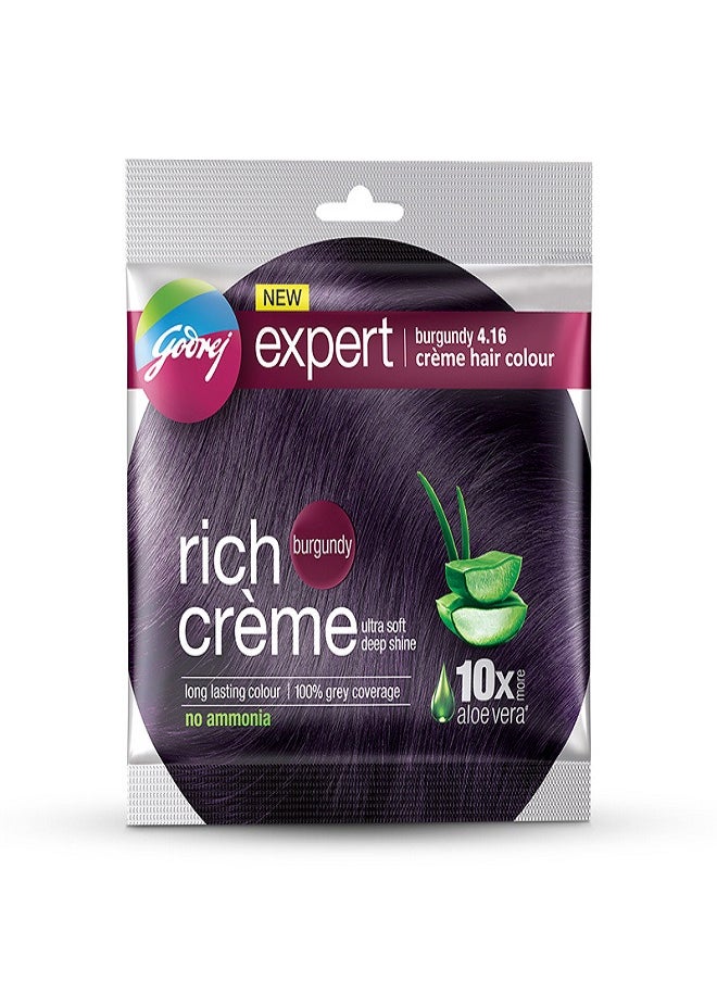 Godrej - Expert Rich Creme Hair Color Burgundy 4.16 - Image 1