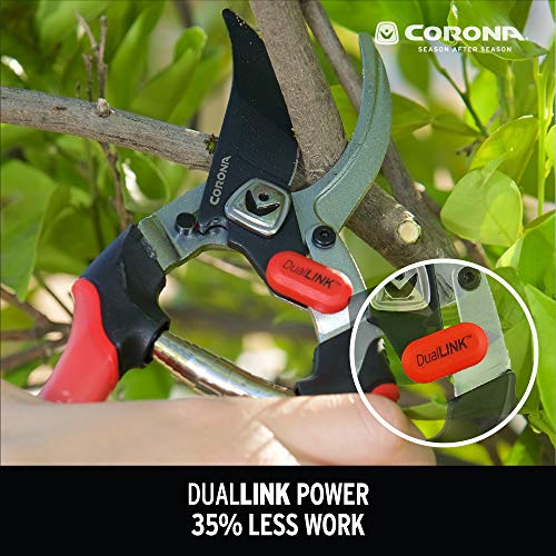 Corona BP 4314D Dual Link Bypass Pruner With Comfort Gel Grips, 3/4 Inch,Red - Image 3
