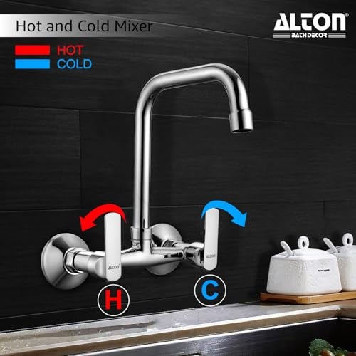 ALTON FAM3370-UM, Kitchen Sink Mixer with 360 Degree Swivel Spout | Kitchen Sink Tap | Kitchen Faucet | Tap for Kitchen Sink | Taps | Kitchen Mixer - Image 3