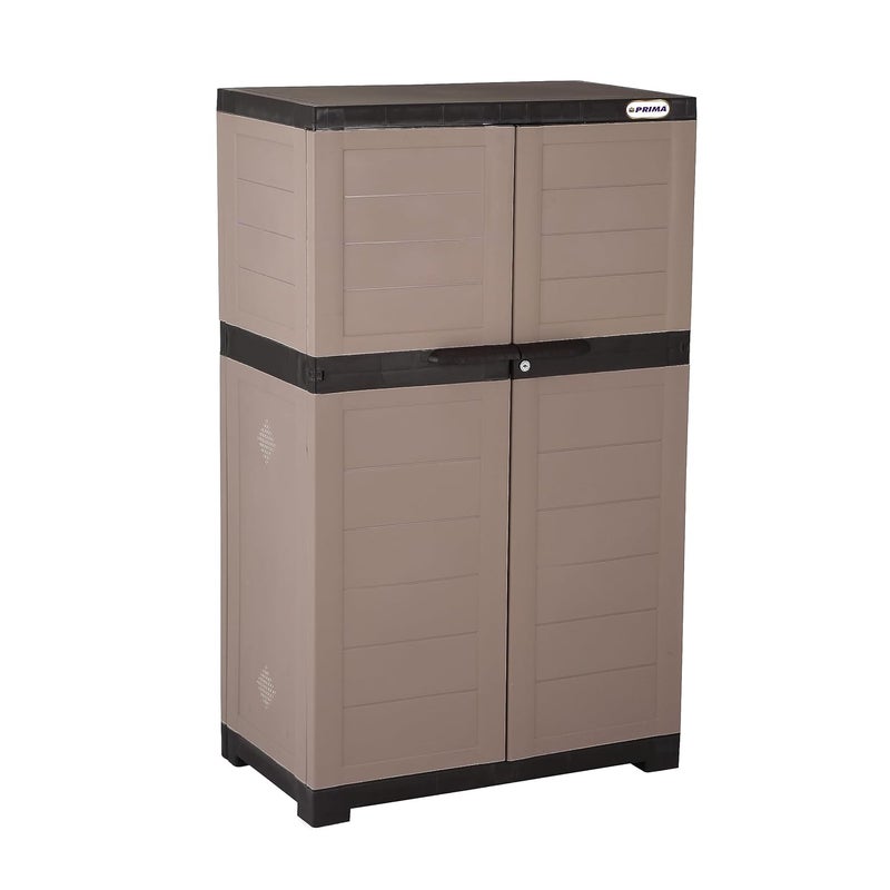 Prima Delta-Deluxe Plastic Shoe Cabinet with Extension for More Storage (Medium) | Space Organizer | Shoe Rack for Home & Office - Image 1