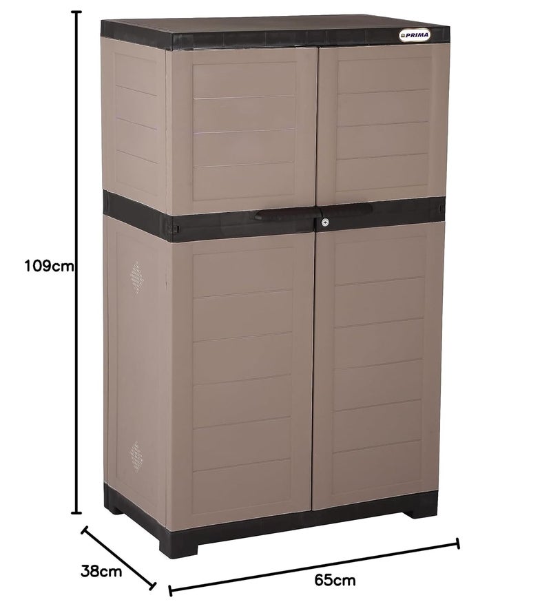 Prima Delta-Deluxe Plastic Shoe Cabinet with Extension for More Storage (Medium) | Space Organizer | Shoe Rack for Home & Office - Image 2
