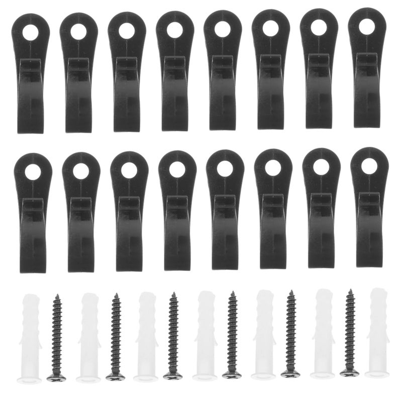 20 Pcs Heavy Duty Screw Hooks for Outdoor String Lights and Hanging Plants Easy Install - Image 2