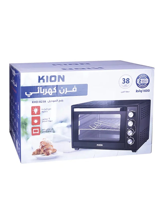 Kion Electric Oven 38 L 1600 W KHD/8238 Black - Image 3