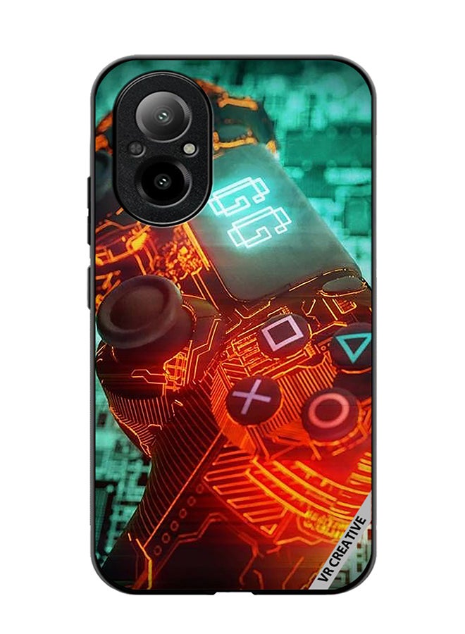 VR CREATIVE Protective Case Cover For Realme C67 4G Ps4 Controller Design Multicolour - Image 1