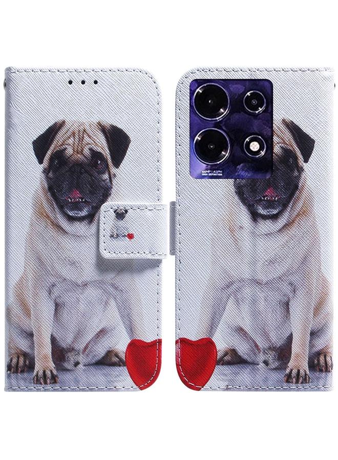 Zaboon Case For Infinix Note 30i Coloured Drawing Flip Leather Phone Case - Image 1