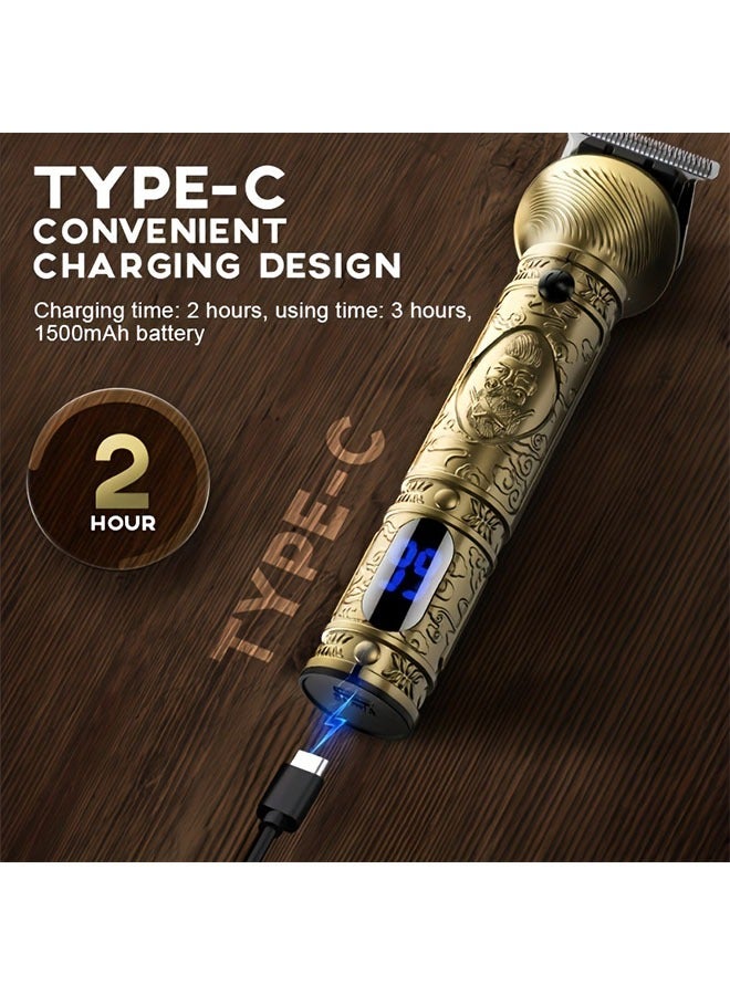 6 In 1 Professional Hair Clipper Kit, For Men Trim Shave And Style With A Cordless Electric Razor - Image 3