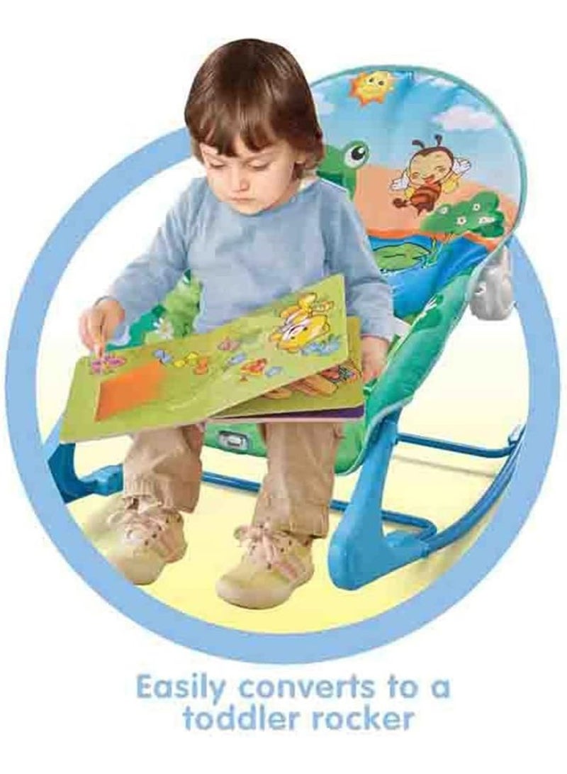 Foldable Baby Rocking Chair With Hanging Toys - Image 5