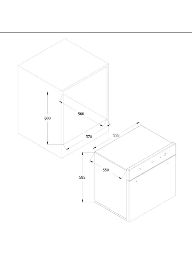 Fresh 60 cm Built-in oven - Image 2