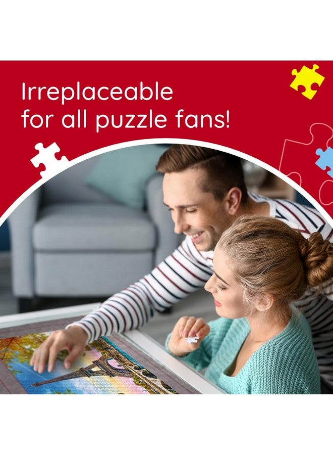 Trefl - Puzzle Mat, 500-3000 Pieces - for Carrying and Storing Puzzles, Mat with Strong Velcro, for Jigsaw up to 45.7 X 31.5 in - Image 3